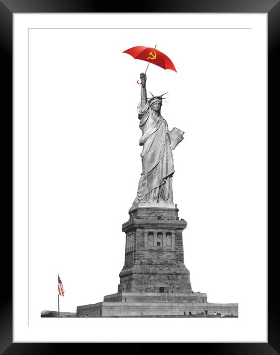 Liberty! Framed Mounted Print by John Hemming