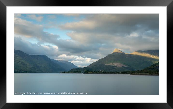 The Pap of Glencoe Framed Mounted Print by Anthony McGeever