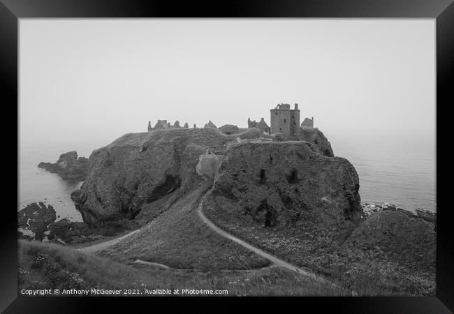 Dunnotar Castle  Framed Print by Anthony McGeever