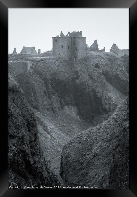 Dunnottar Castle Framed Print by Anthony McGeever