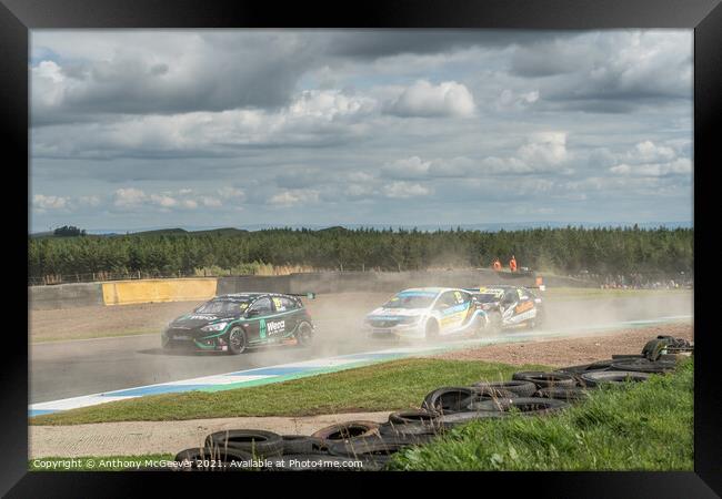 British Touring Car Championships Framed Print by Anthony McGeever