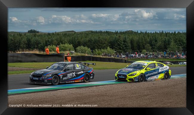 British touring car championship 2021 Framed Print by Anthony McGeever