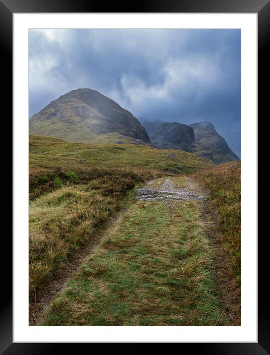 The Three Sisters of Glencoe  Framed Mounted Print by Anthony McGeever