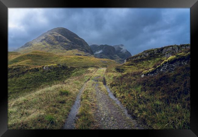 The Three Sisters of Glencoe  Framed Print by Anthony McGeever