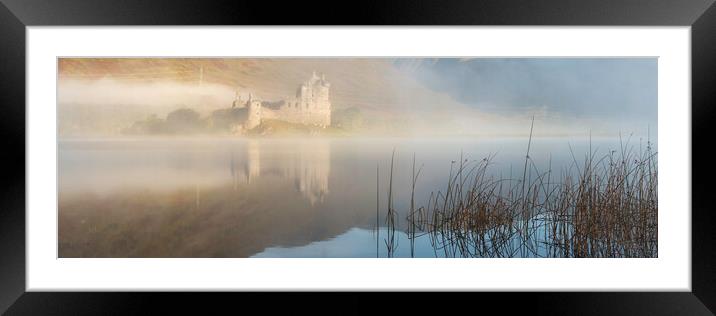 Kilchurn Castle Panorama  Framed Mounted Print by Anthony McGeever