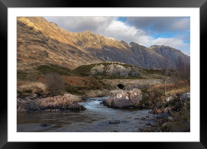 Aonach Eagach Framed Mounted Print by Anthony McGeever