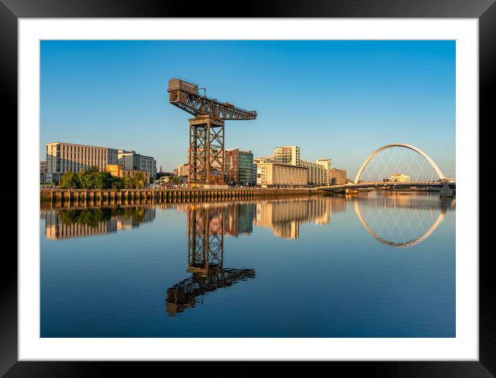 Golden Hour on the Clyde  Framed Mounted Print by Anthony McGeever