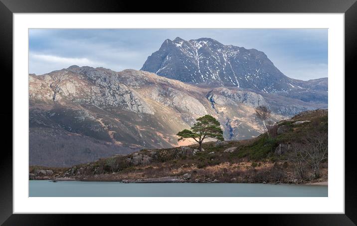 Slioch  Framed Mounted Print by Anthony McGeever