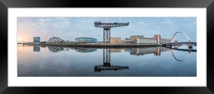 Sunset on the Clyde  Framed Mounted Print by Anthony McGeever