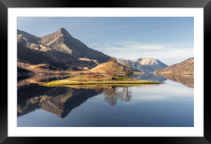 Reflections on Loch Leven  Framed Mounted Print by Anthony McGeever