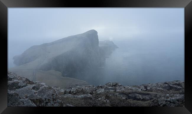 Atmosphere on the Misty Isle  Framed Print by Anthony McGeever