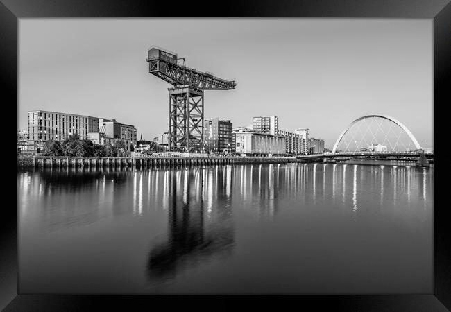 Finnieston Crane and Squinty Bridge  Framed Print by Anthony McGeever