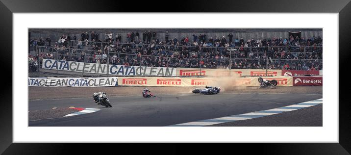 2022 Bennets Superbike Championships Knockhill Framed Mounted Print by Anthony McGeever