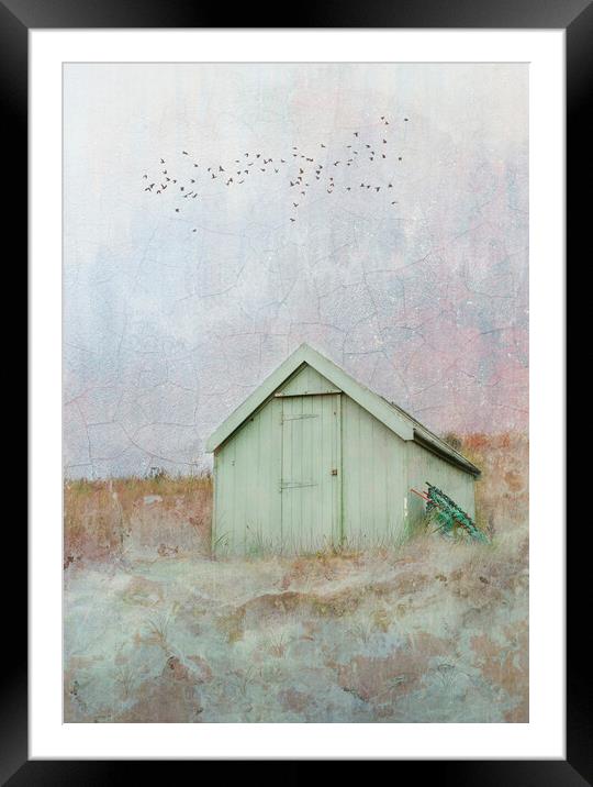 The Lone Beach Hut  Framed Mounted Print by Anthony McGeever