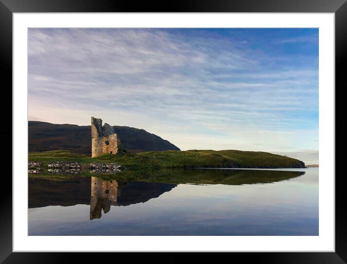 Ardvreck Castle Sunrise  Framed Mounted Print by Anthony McGeever