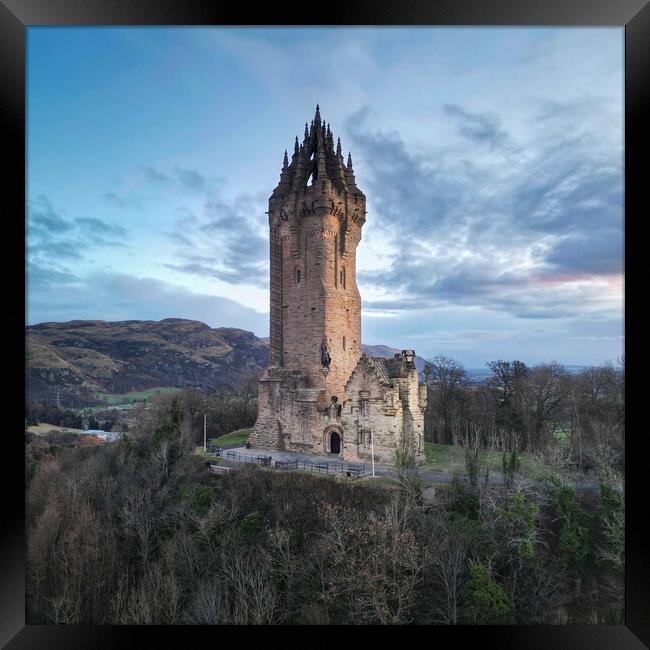 Stirling Wallace Monument Framed Print by Anthony McGeever