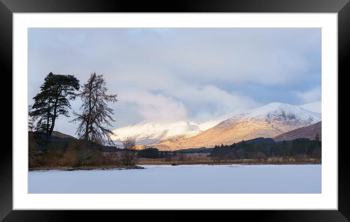 Loch Tulla Sunrise Framed Mounted Print by Anthony McGeever