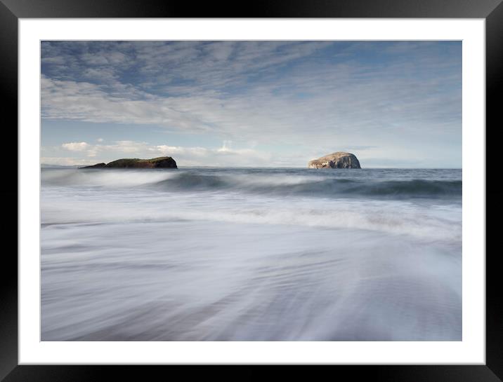 Bass Rock seascape  Framed Mounted Print by Anthony McGeever
