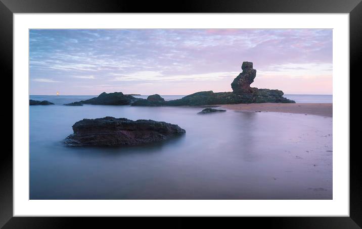 A peaceful coast Framed Mounted Print by Anthony McGeever