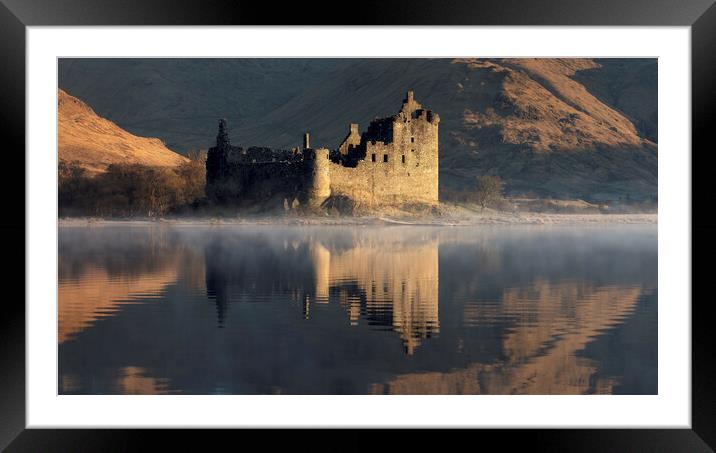 Kilchurn Castle Sunrise  Framed Mounted Print by Anthony McGeever