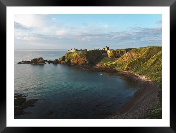 Dunnottar Castle Sunrise  Framed Mounted Print by Anthony McGeever