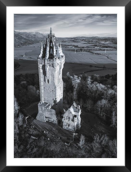 The Wallace Monument Framed Mounted Print by Anthony McGeever