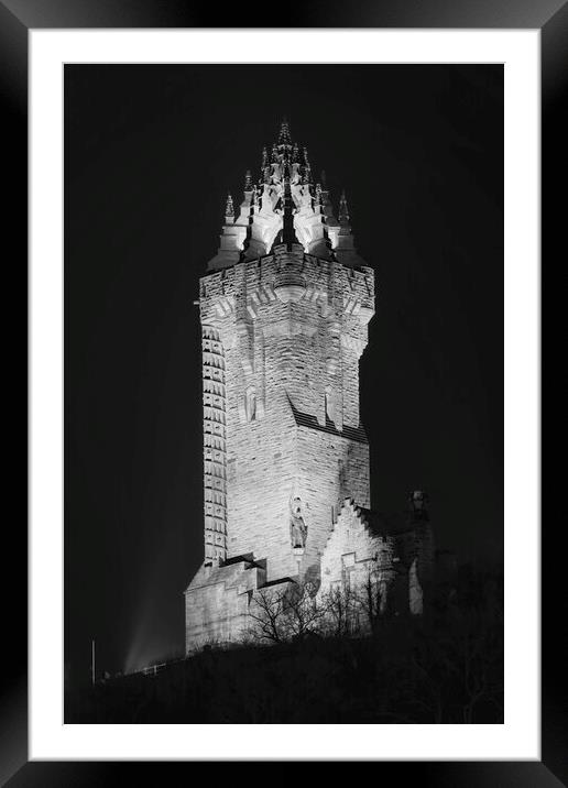 The Wallace Monument  Framed Mounted Print by Anthony McGeever