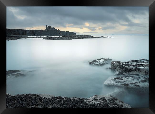Tantallon Seascape Framed Print by Anthony McGeever