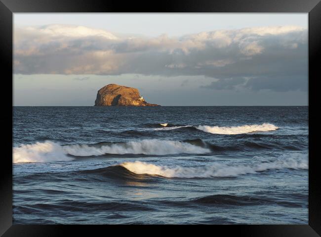 Bass Rock from North Berwick  Framed Print by Anthony McGeever