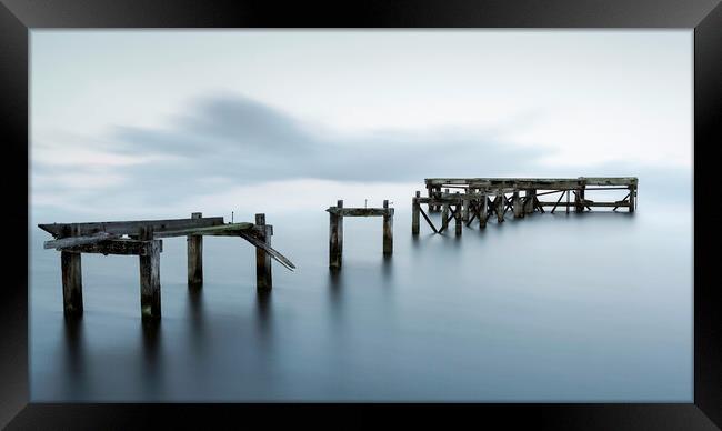 The Old Pier  Framed Print by Anthony McGeever