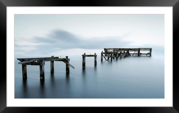 The Old Pier  Framed Mounted Print by Anthony McGeever