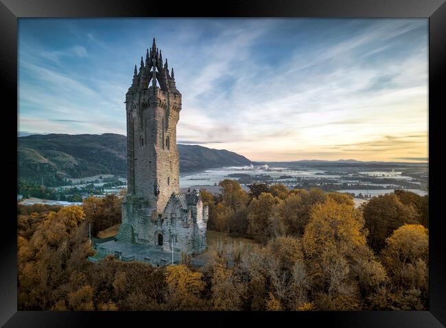 The National Wallace Monument  Framed Print by Anthony McGeever