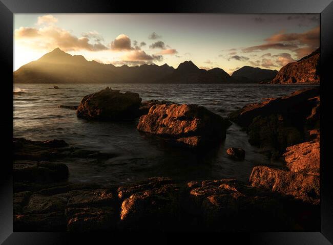 The Face of Elgol Framed Print by Anthony McGeever