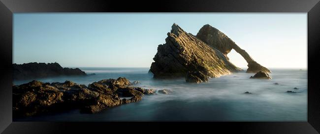 Bow Fiddle Rock Panorama Framed Print by Anthony McGeever