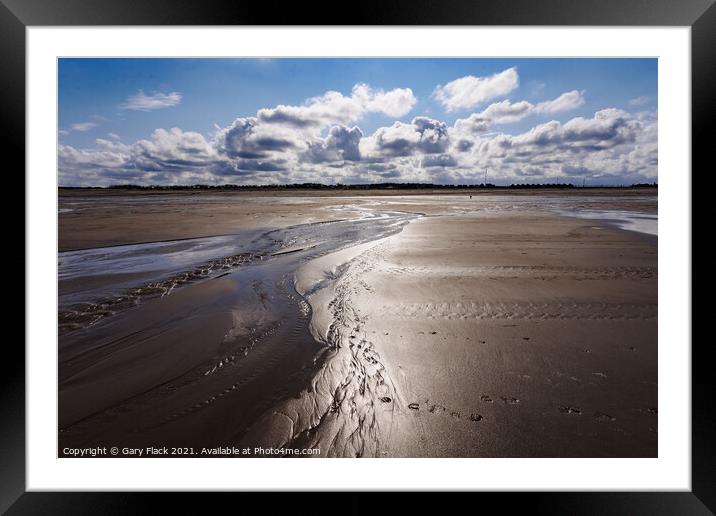 Low tide at Sutton-on-Sea on the Lincolnshire coas Framed Mounted Print by That Foto