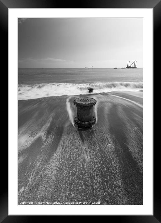 Sandilands platform just off the coast of Lincolnshire Framed Mounted Print by That Foto