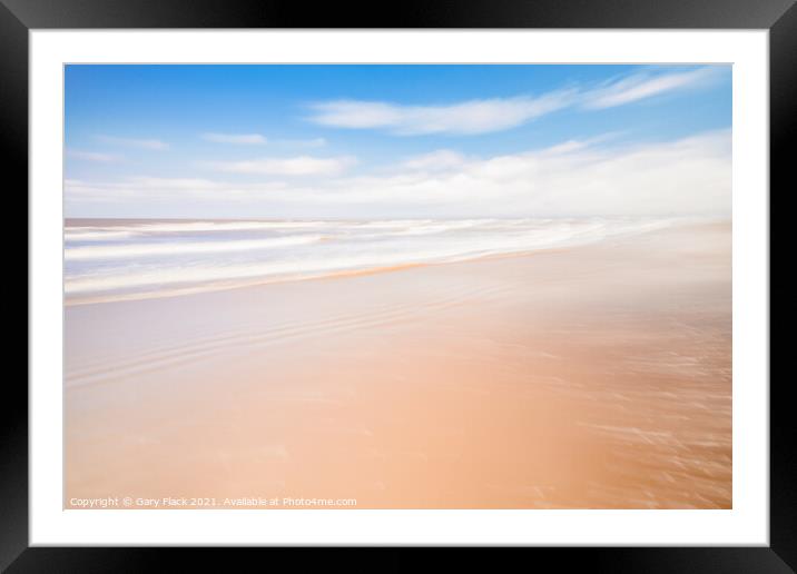 Receeding tide at Sutton-On-Sea Framed Mounted Print by That Foto