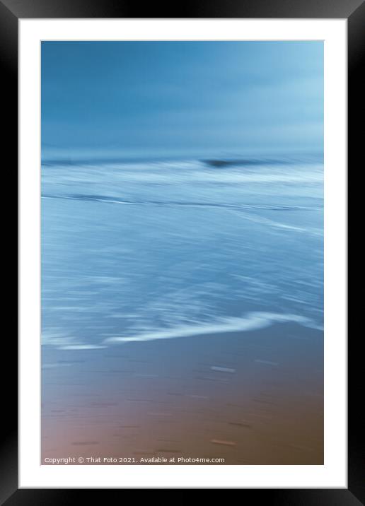Abstract of the North Sea and beach Framed Mounted Print by That Foto