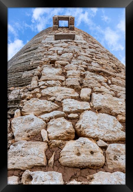 Old watchtower Torre d'en Beu in Cala Figuera Framed Print by MallorcaScape Images