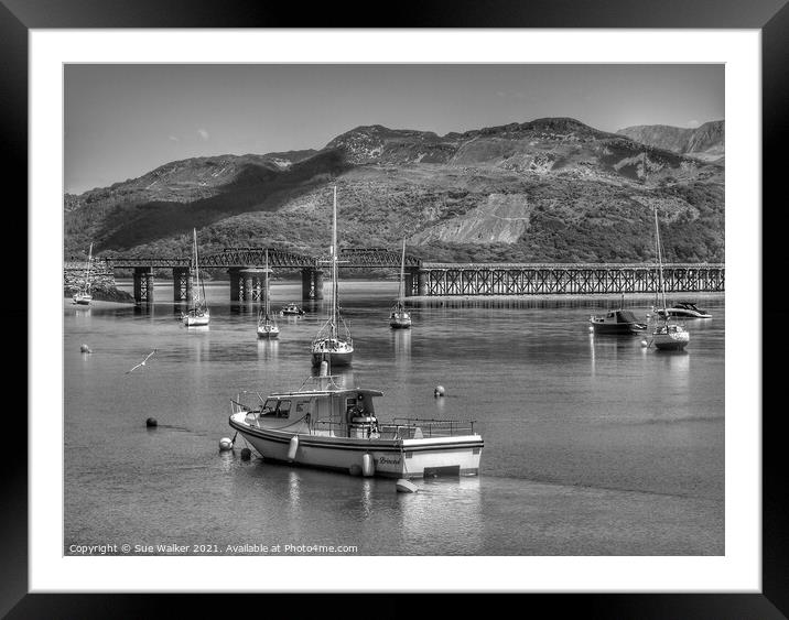 Barmouth, Wales Framed Mounted Print by Sue Walker