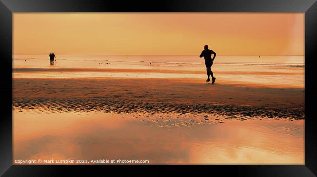 Golden sun  Framed Print by Mark Lumpkin