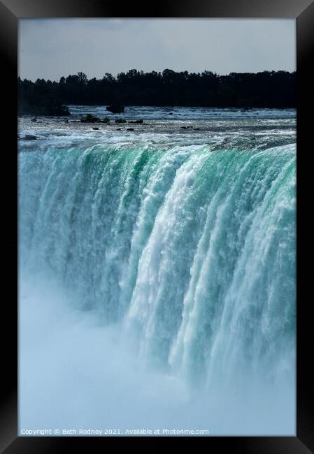 Niagara Falls Framed Print by Beth Rodney