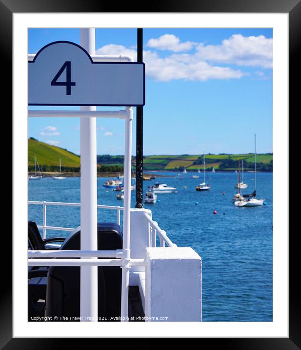 Falmouth Harbour Framed Mounted Print by The Travel Trap