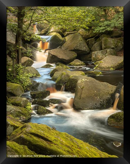 Burbage Brook Framed Print by Jonathan Bird