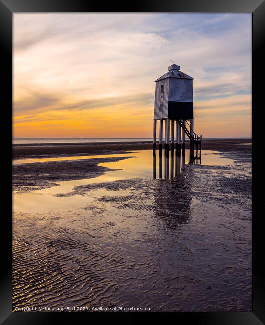 Lighthouse Reflection   Framed Print by Jonathan Bird
