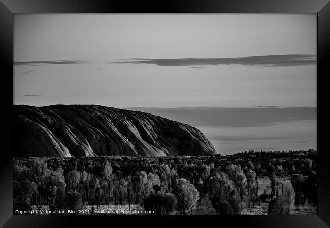  Uluru Framed Print by Jonathan Bird