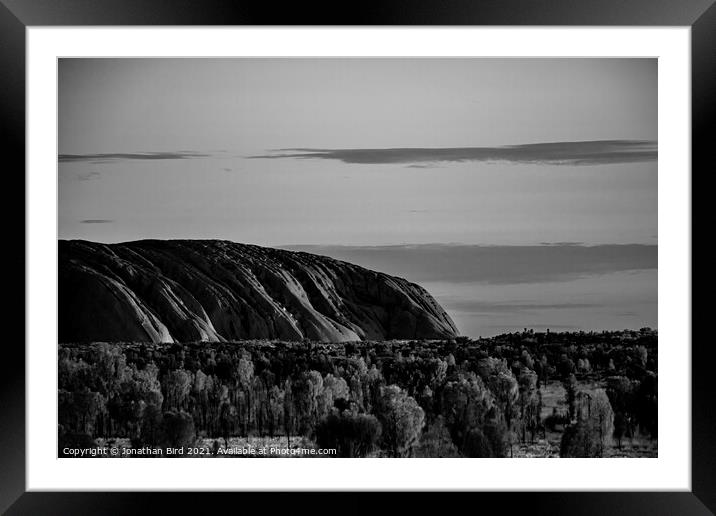  Uluru Framed Mounted Print by Jonathan Bird