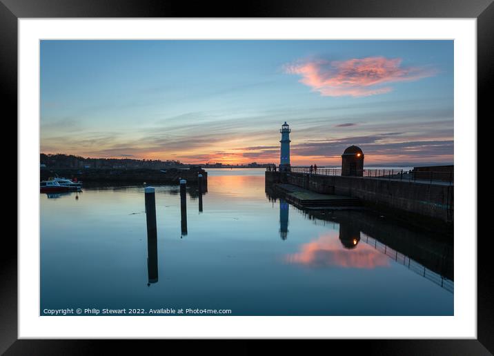 Newhaven Harbour Framed Mounted Print by Philip Stewart