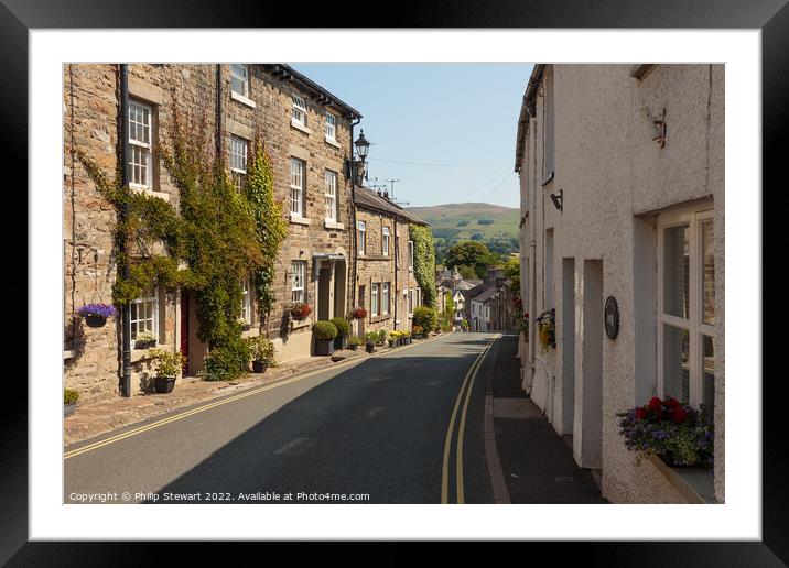 Kirkby Lonsdale Framed Mounted Print by Philip Stewart