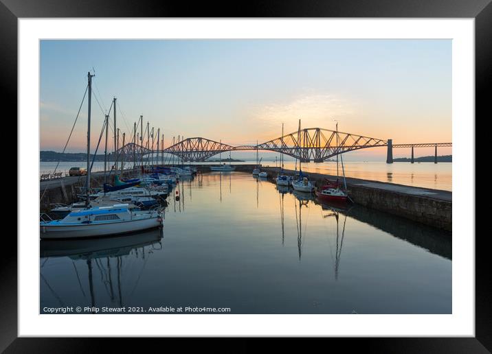 Forth Bridge, South Queensferry Framed Mounted Print by Philip Stewart